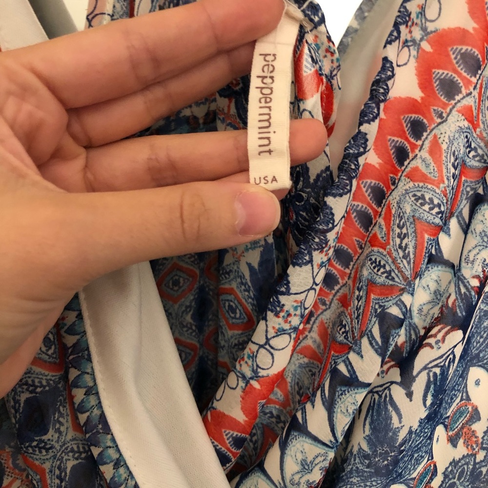 Multi-Color Pattern Dress - Picture 3 of 3